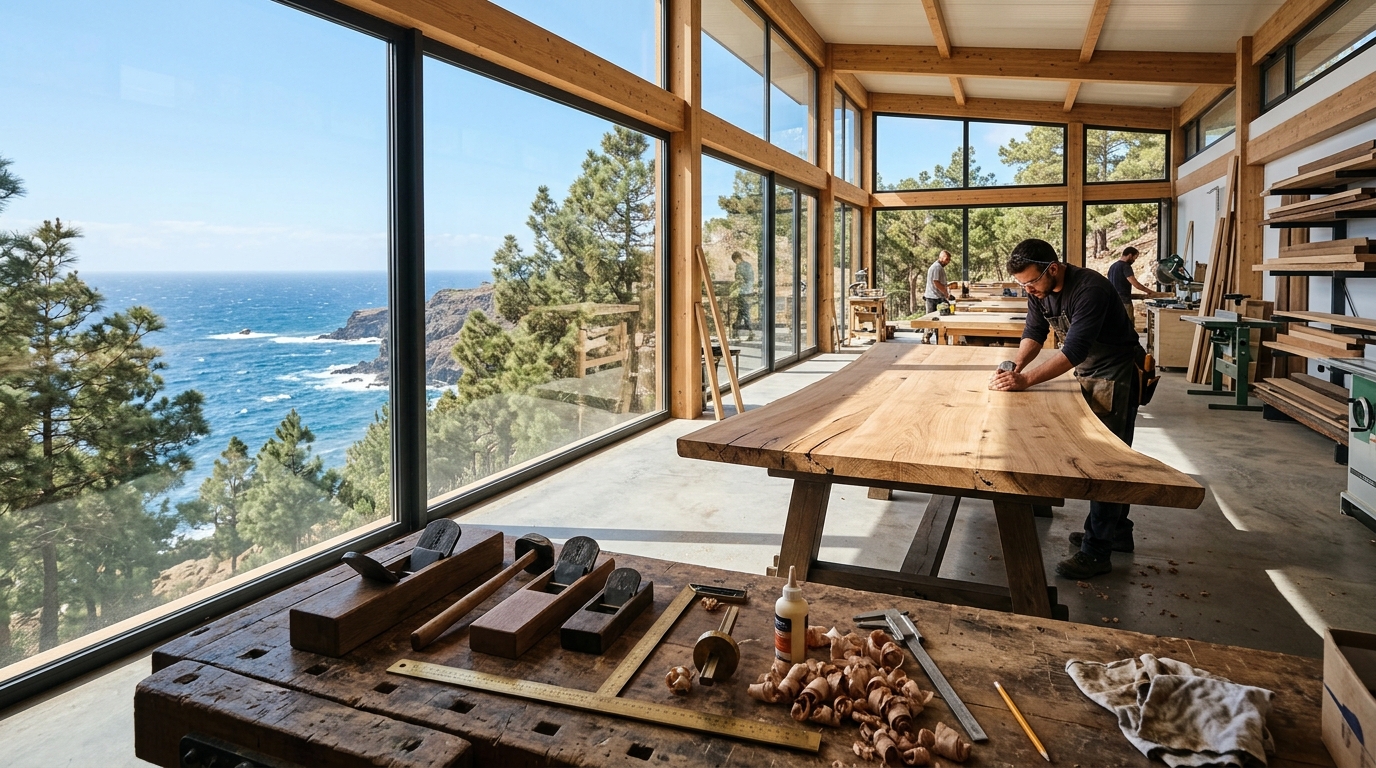 Taller de Carpintería de Madera La Fábrica en Tacoronte, Tenerife
